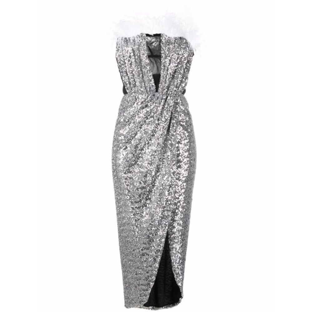 Nervi Silver Dresses - Evening Dresses Women